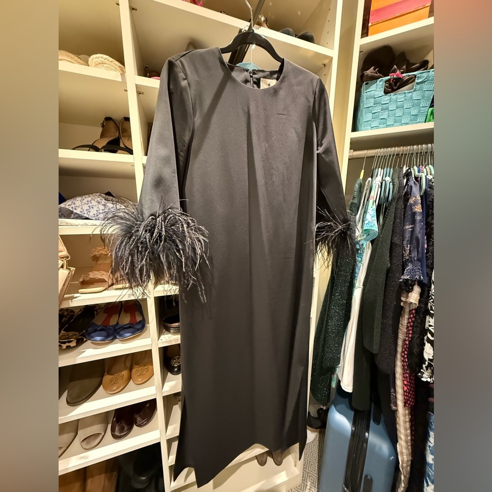 Tuckernuck Black Feather Jaime Dress